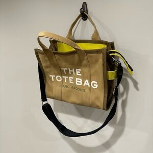 Marc Jacobs Tan and Yellow Tote Bag
